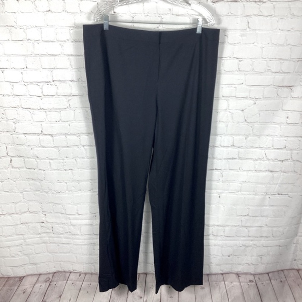 Lafayette 148 New York Black Dress Pants‎ Women’s Size 18 Wool Blend Lightweight